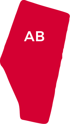 map of Alberta