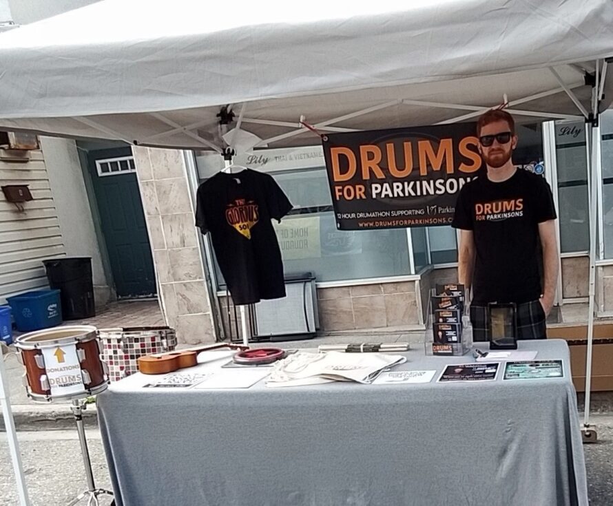 Kevin farmer at farmer's market