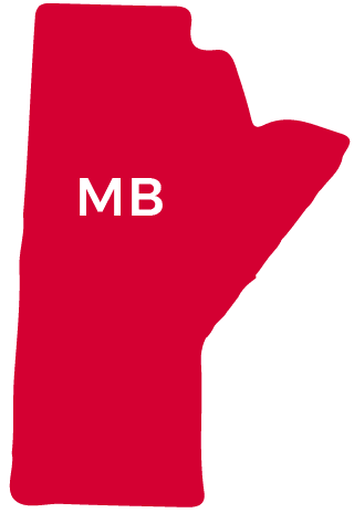 map of Manitoba