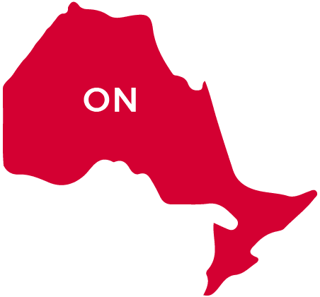 map of Ontario
