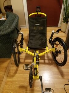 recumbant trike pedal bike 